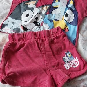 Bluey Kids' Playful Pink Shorts